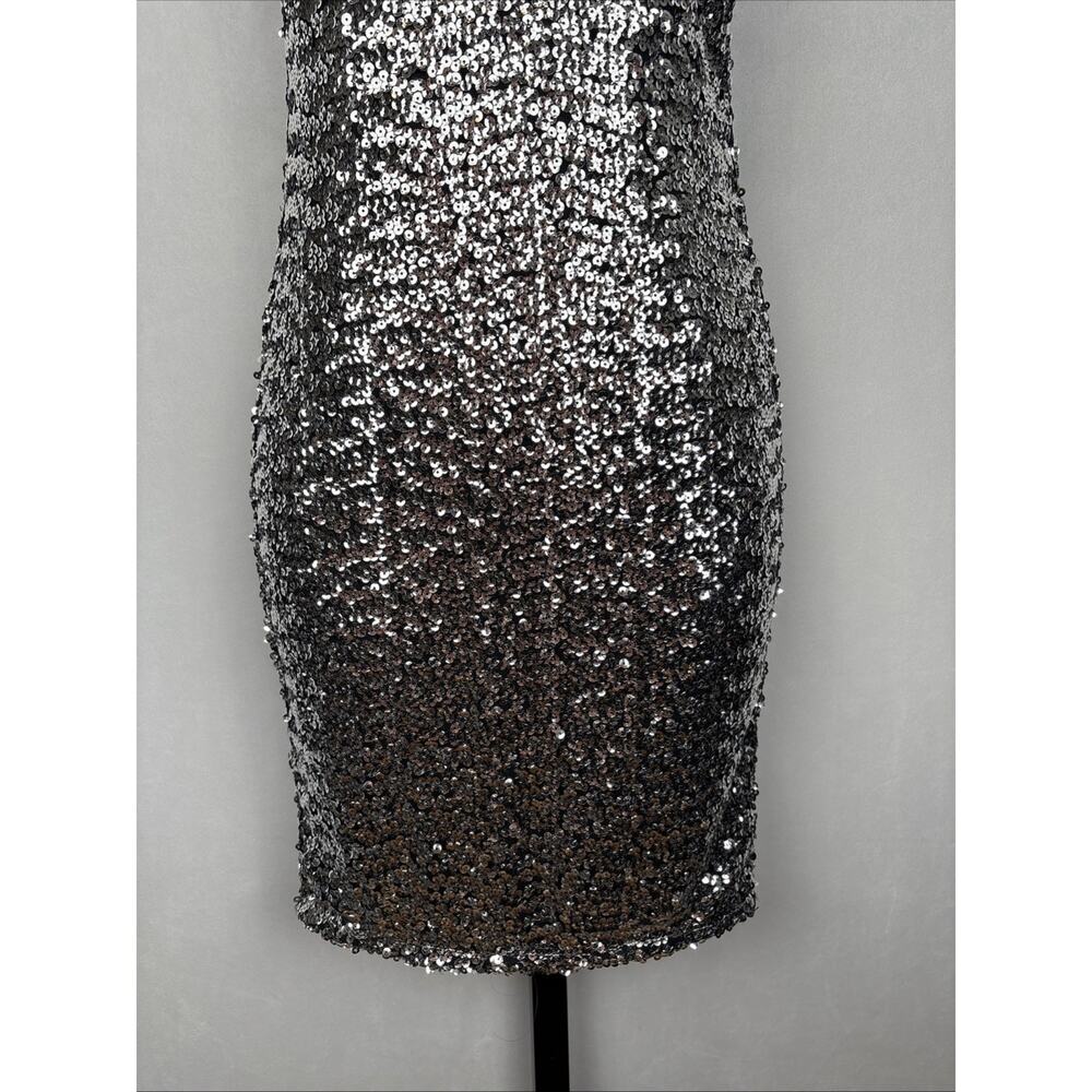 NEW Mark Wong Nark Sequin Bodycon Mini Dress Women Small Party Night Out Festive - Picture 3 of 11